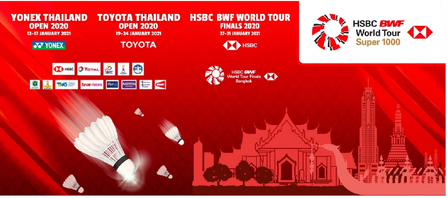 3 giải đáu Quốc tế được tổ chức vào tháng 1/2021 tại Thái Lan