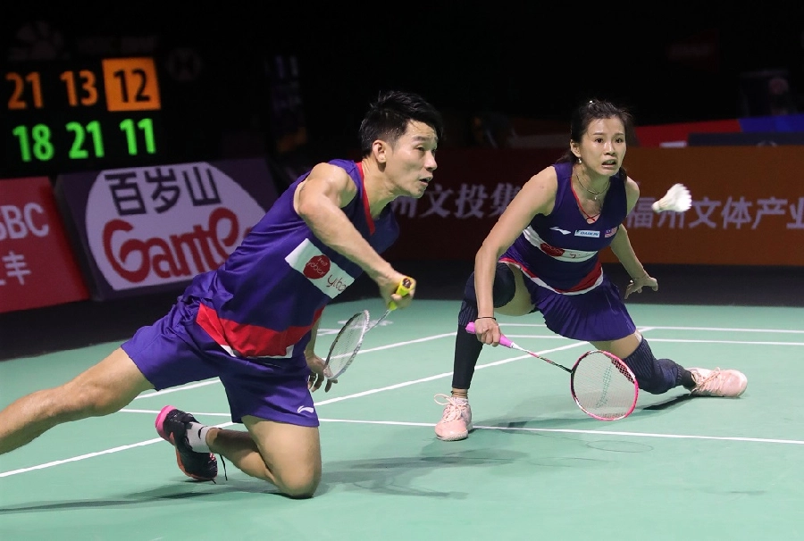Cặp vận động viên thi đấu cầu lông đôi nam nữ CHAN Peng Soon/ GOH Liu Ying