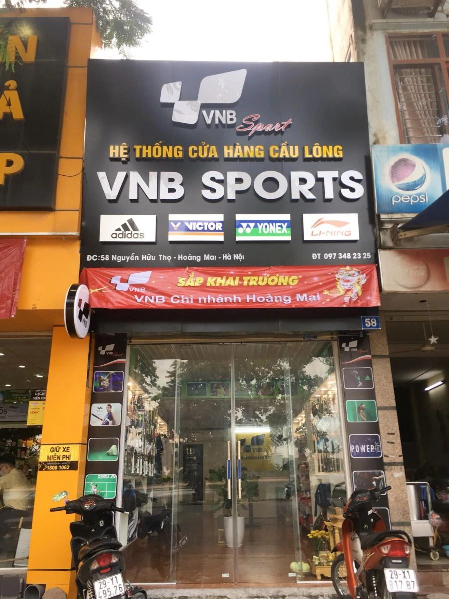 Cửa hàng cầu lông Hoàng Mai, Hà Nội uy tín nhất: VNB Sport Hoàng Mai