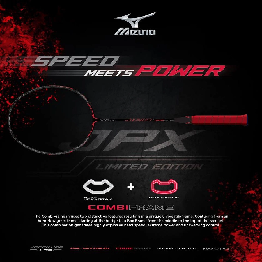 CombiFrame - Vợt đánh cầu lông Mizuno JPX Limited Edition Speed