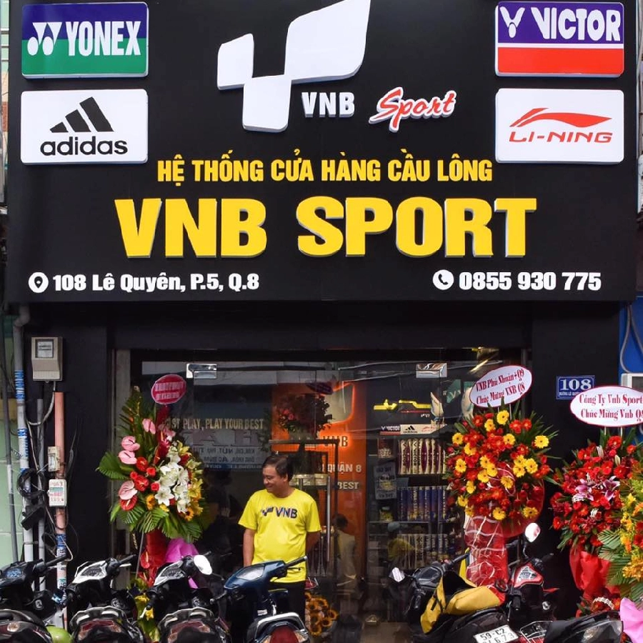 Shop cầu lông VNB Sports quận 8