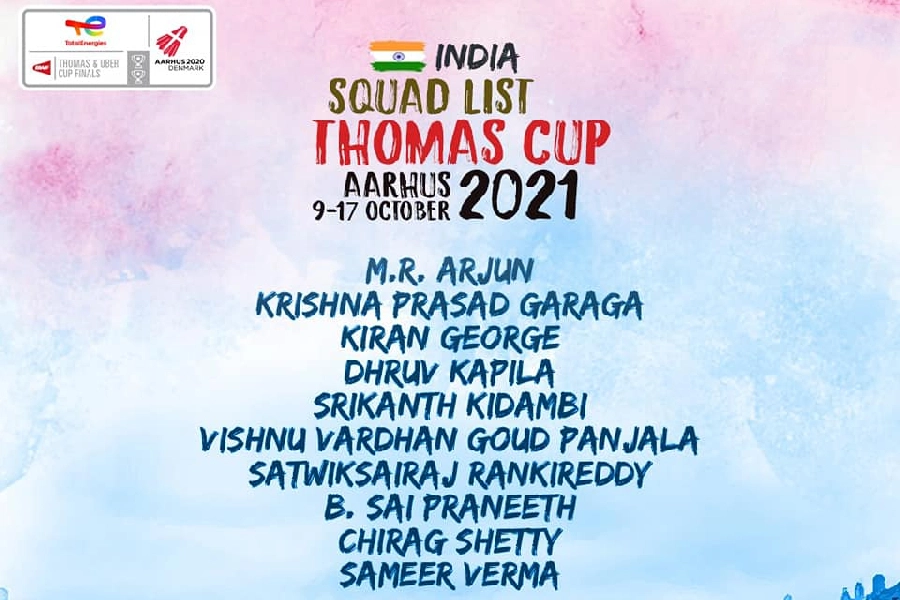 India - Thomas Cup 2021