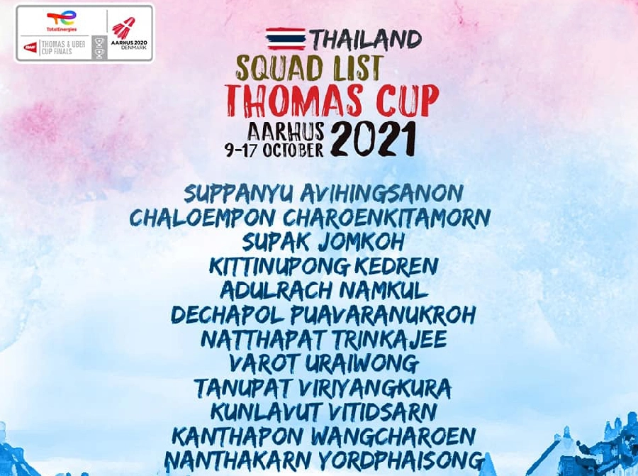 Thailand - Thomas Cup 2021
