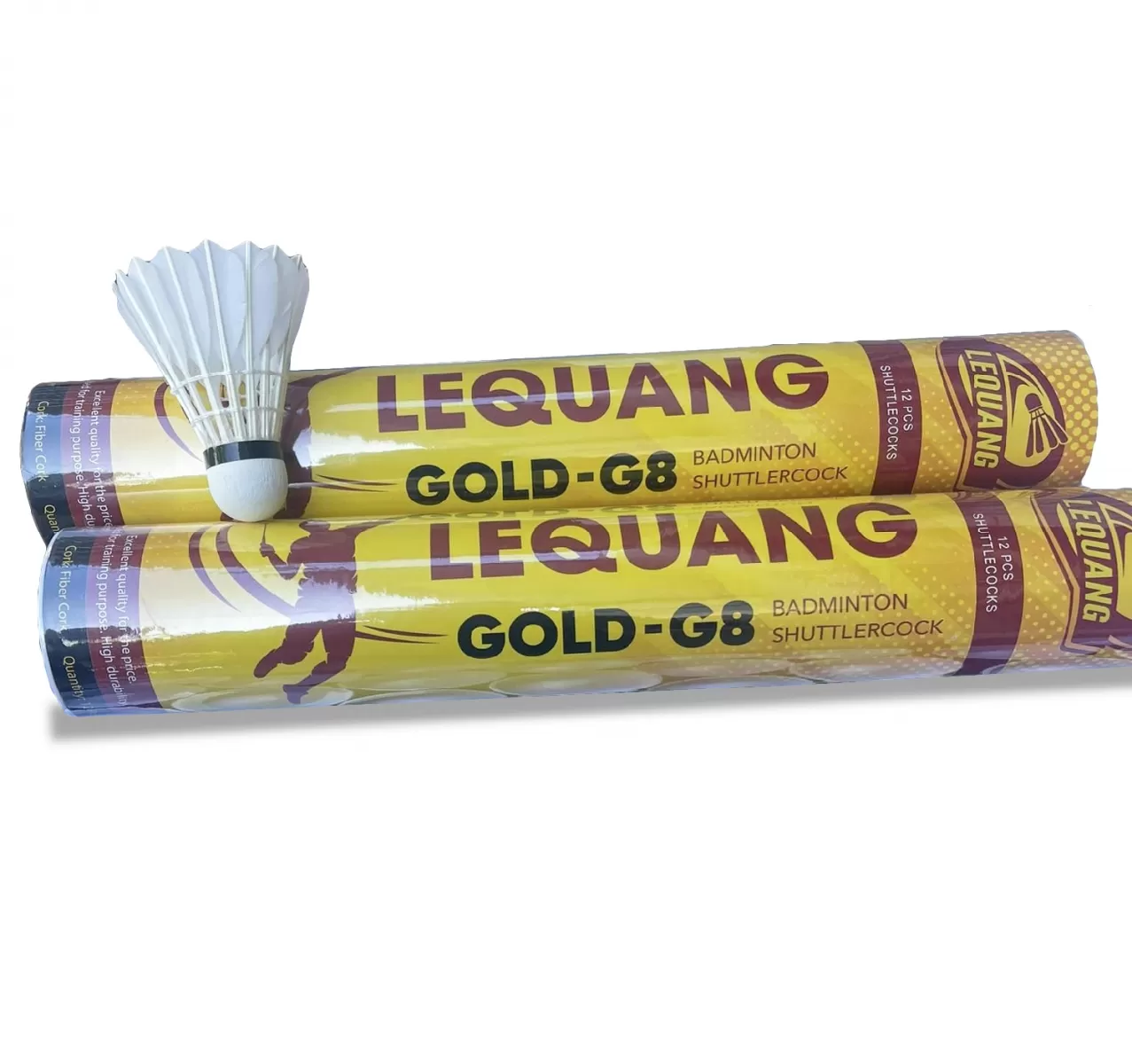 Ống Cầu Lông Lê Quang (Vàng) - Giá 1 ống cầu lông; 1 ống cầu lông bao nhiêu tiền?