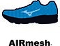 AirMesh - Giày cầu lông Mizuno Sky Blaster 2 Cam trắng chính hãng