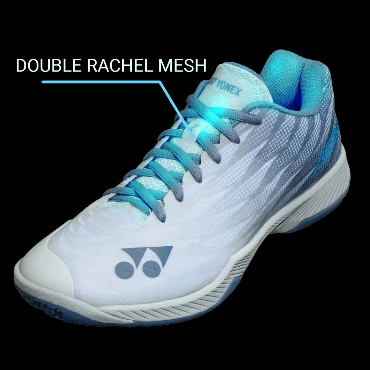 công nghệ DOUBLE RACHEL MESH của giày cầu lông Yonex