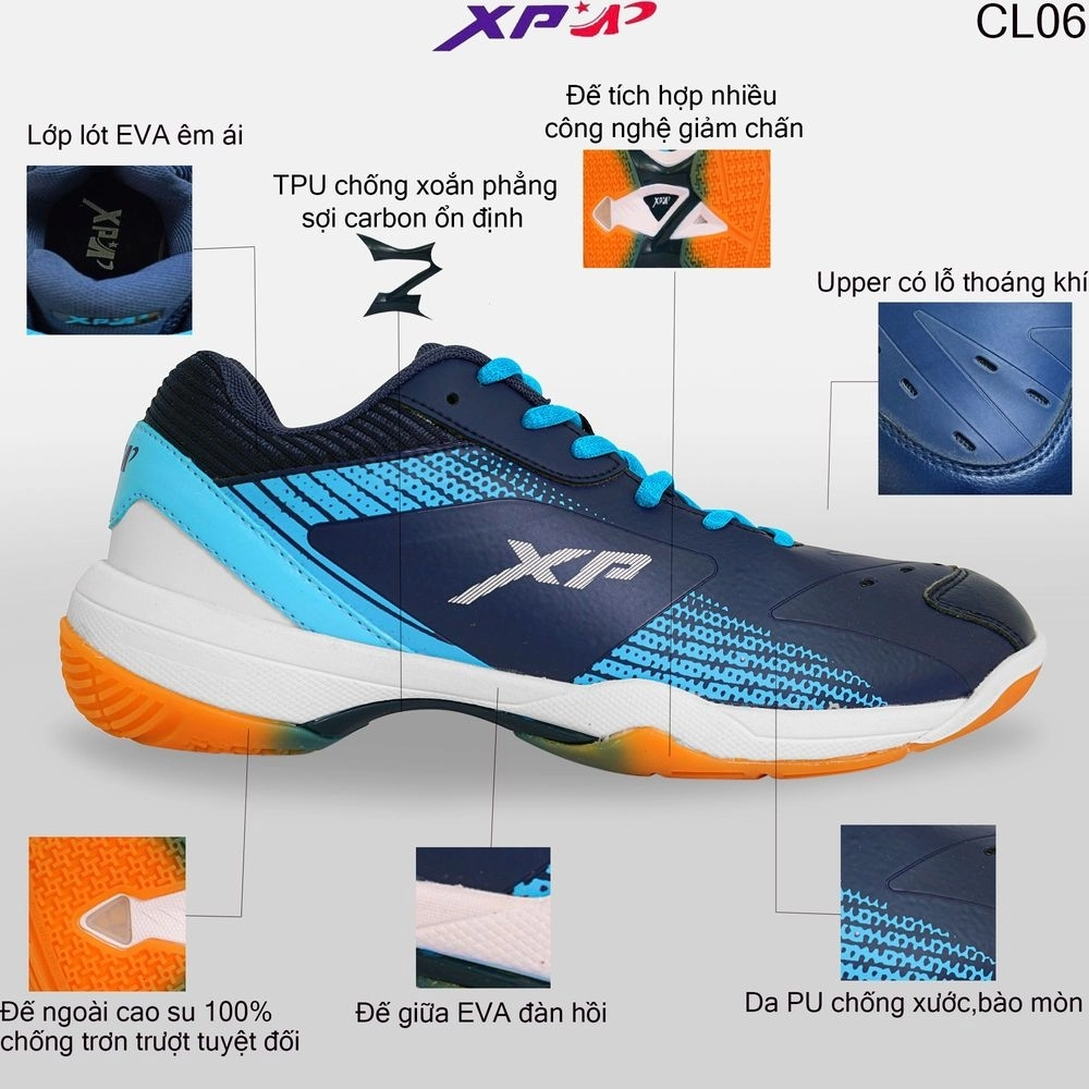 giày XP cầu lông chất lượng CL06 vừa được cho ra mắt