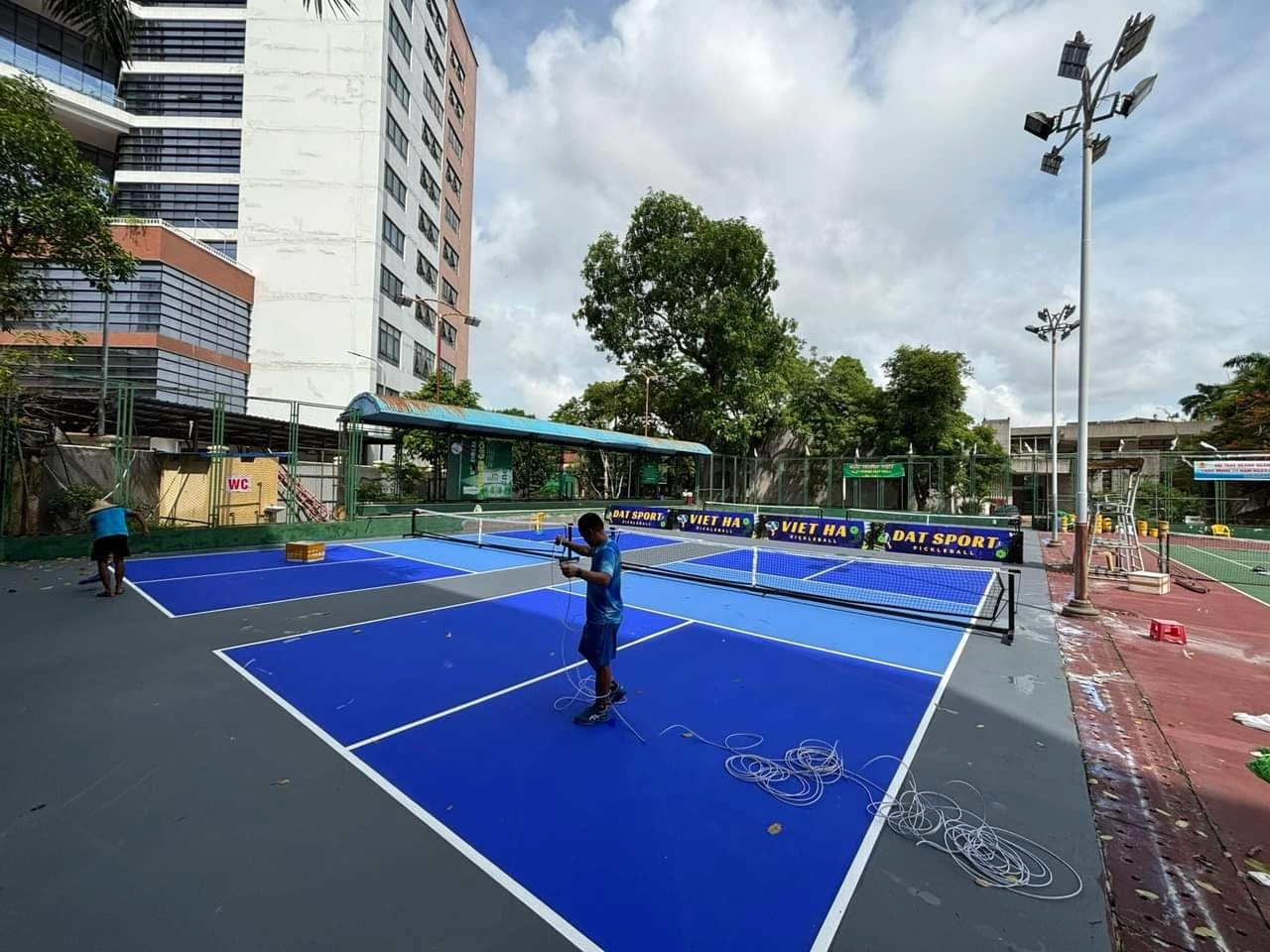 Cụm sân Pickleball Hải Phòng 215 Lạch Tray