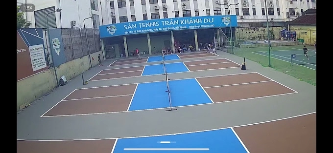 Cụm sân Pickleball Hải Phòng 75 Trần Khánh Dư