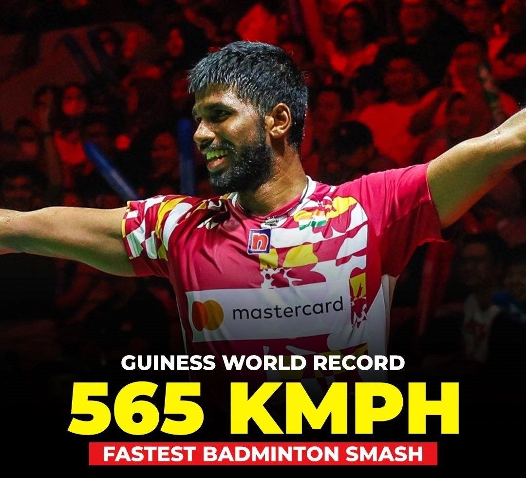 Tốc độ cầu lông nhanh nhất thế giới thuộc về tay vợt đôi nam người Ấn Độ Satwiksairaj Rankireddy – 500 km/h