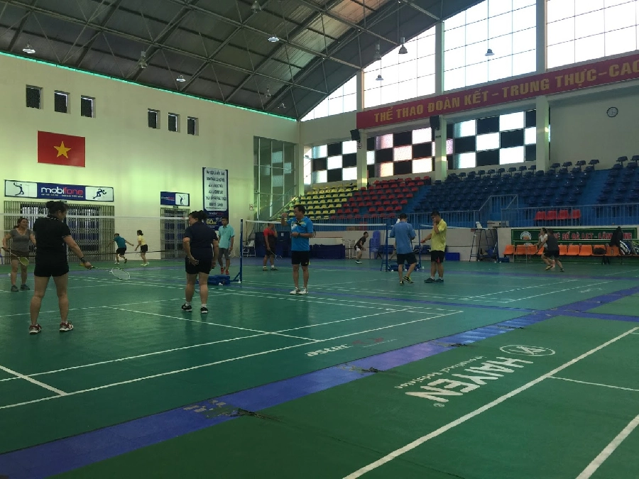 Sân chơi cầu lông ở Lâm Đồng hoàn hảo nhất - Sân trung tâm Thể Thao Đà Lạt