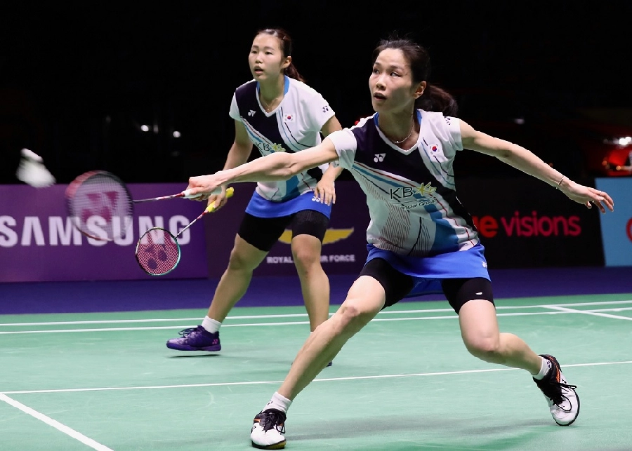 Top 10 bảng xếp hạng cầu lông đôi nữ thế giới 2020 sử dụng vợt gì? BAEK Ha Na/ JUNG Kyung Eun - Yonex Astrox 88S/ Yonex Nanoflare 700 Đỏ