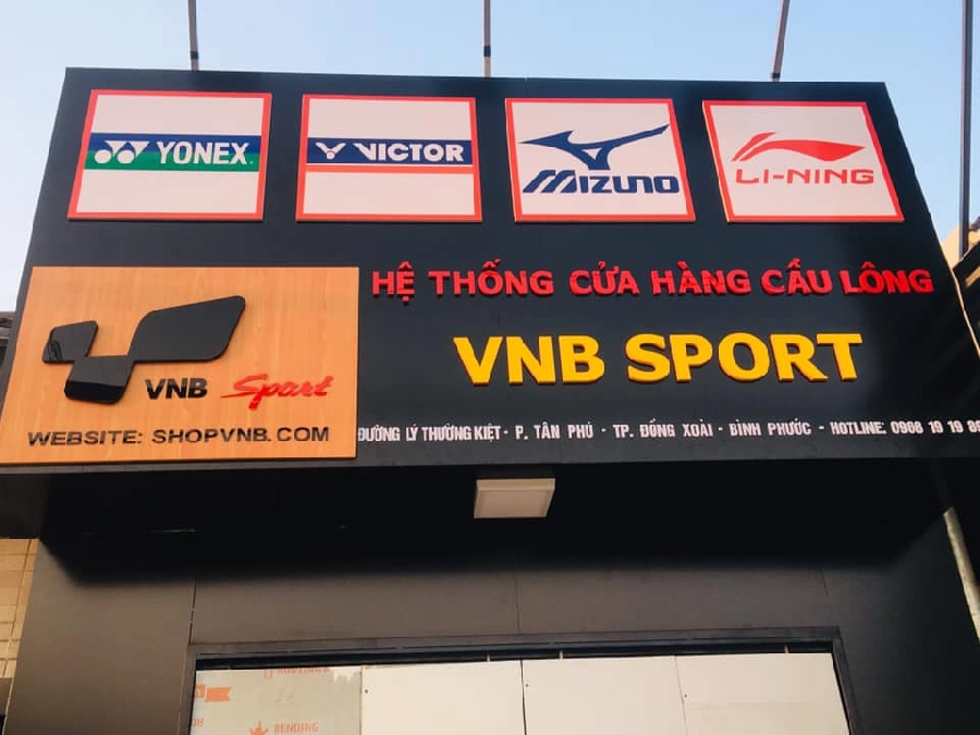 Cửa hàng bán vợt cầu lông ở Đồng Xoài, Bình Phước uy tín nhất - VNB Sport