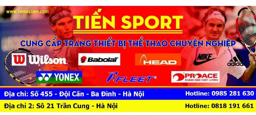 Cửa hàng cầu lông ở quận Ba Đình, Hà Nội - Tiensports.vn