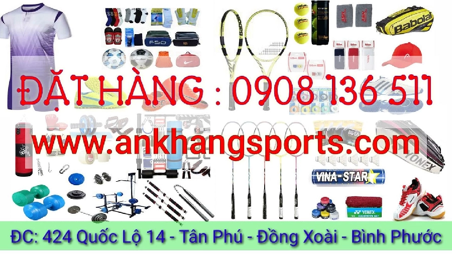 Căng vợt cầu lông giá rẻ ở Bình Phước - An Khang Sport
