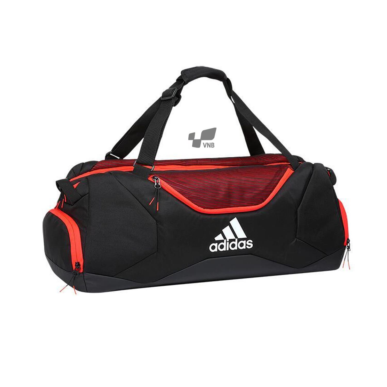 Túi cầu lông xịn Adidas XS5 Tournament Bag - Đen Đỏ chính hãng