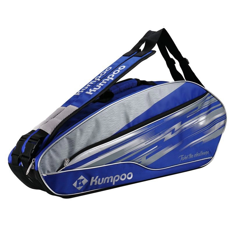 Túi vợt cầu lông Kumpoo 067 xanh chính hãng