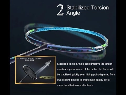 STABILIZED TORSSION ANGLE - Vợt cầu lông Lining Aeronaut 6000 chính hãng
