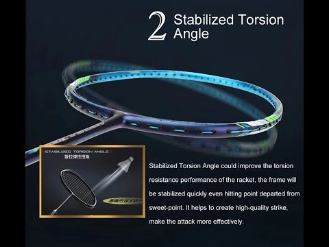 STABILIZED TORSSION ANGLE - Vợt cầu lông Lining Aeronaut 7000B chính hãng