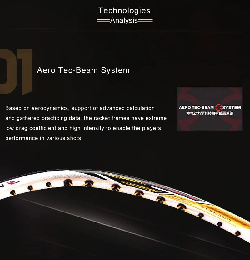 AEROTEC BEAM SYSTEM - Vợt cầu lông Lining Ultra Carbon 2300B