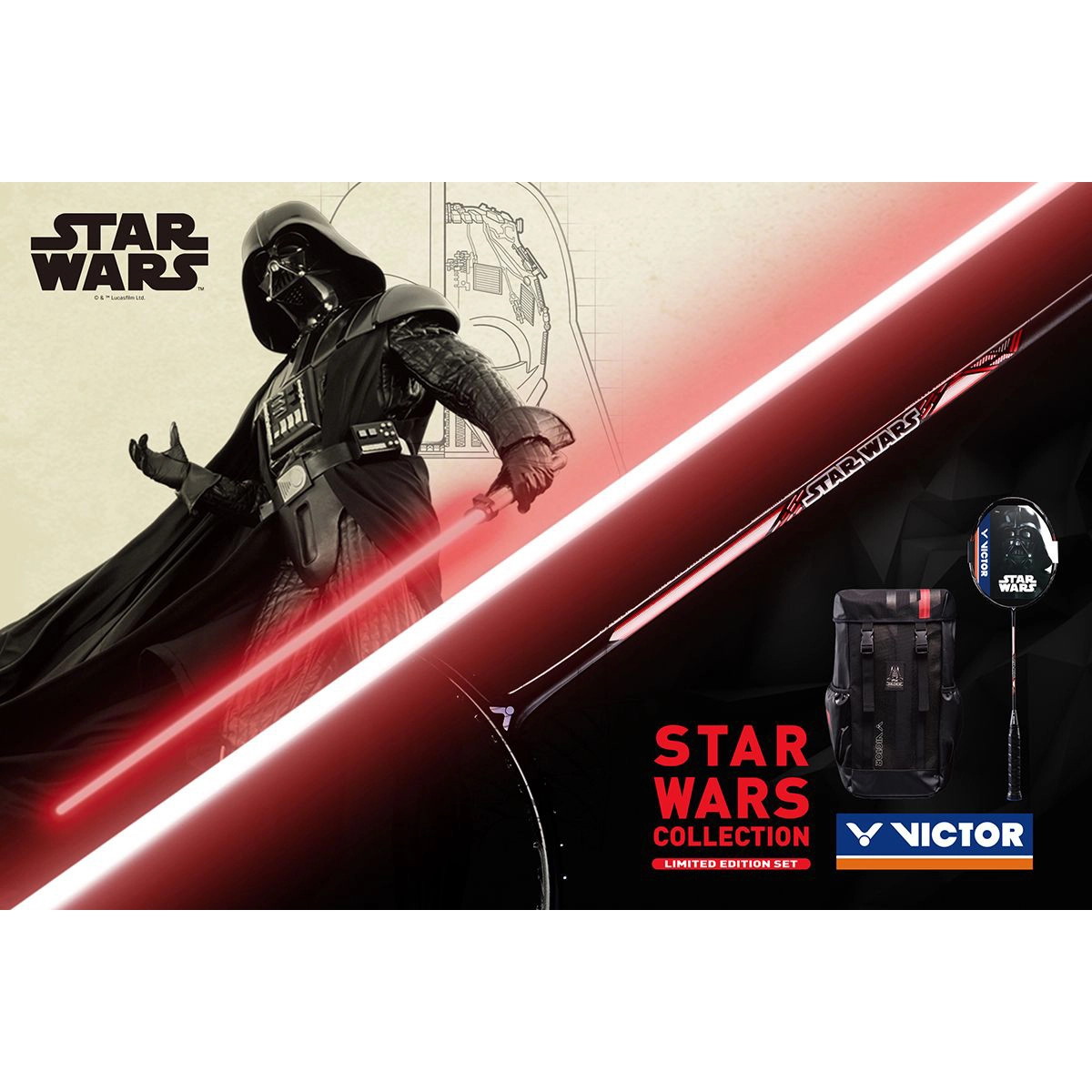 Vợt đánh cầu lông Victor Star War Limited Edition