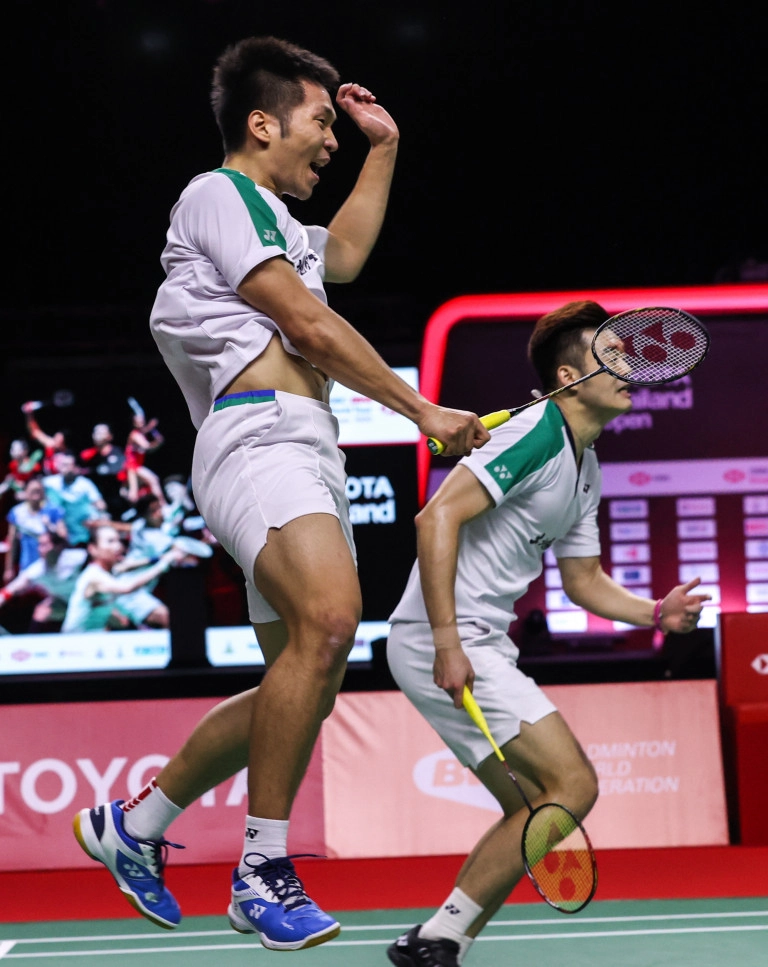 Lee/ Wang thuộc Yonex Badminton Team vô địch nội dung cầu lông đôi nam ở Toyota Thailand Open 2020