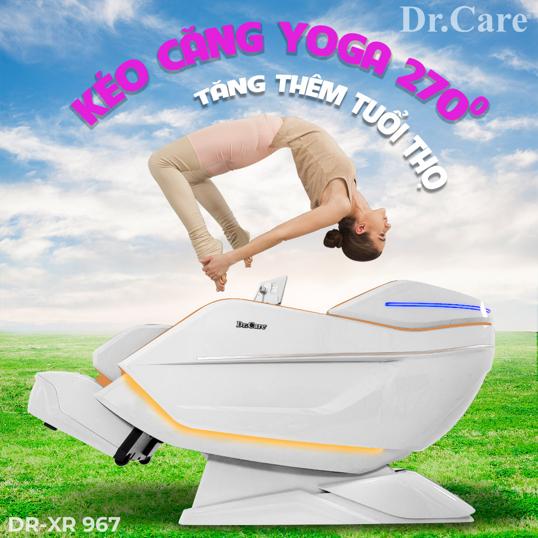 Tính năng kéo căng cơ của Ghế Massage Dr.Care Xreal DR-XR 967