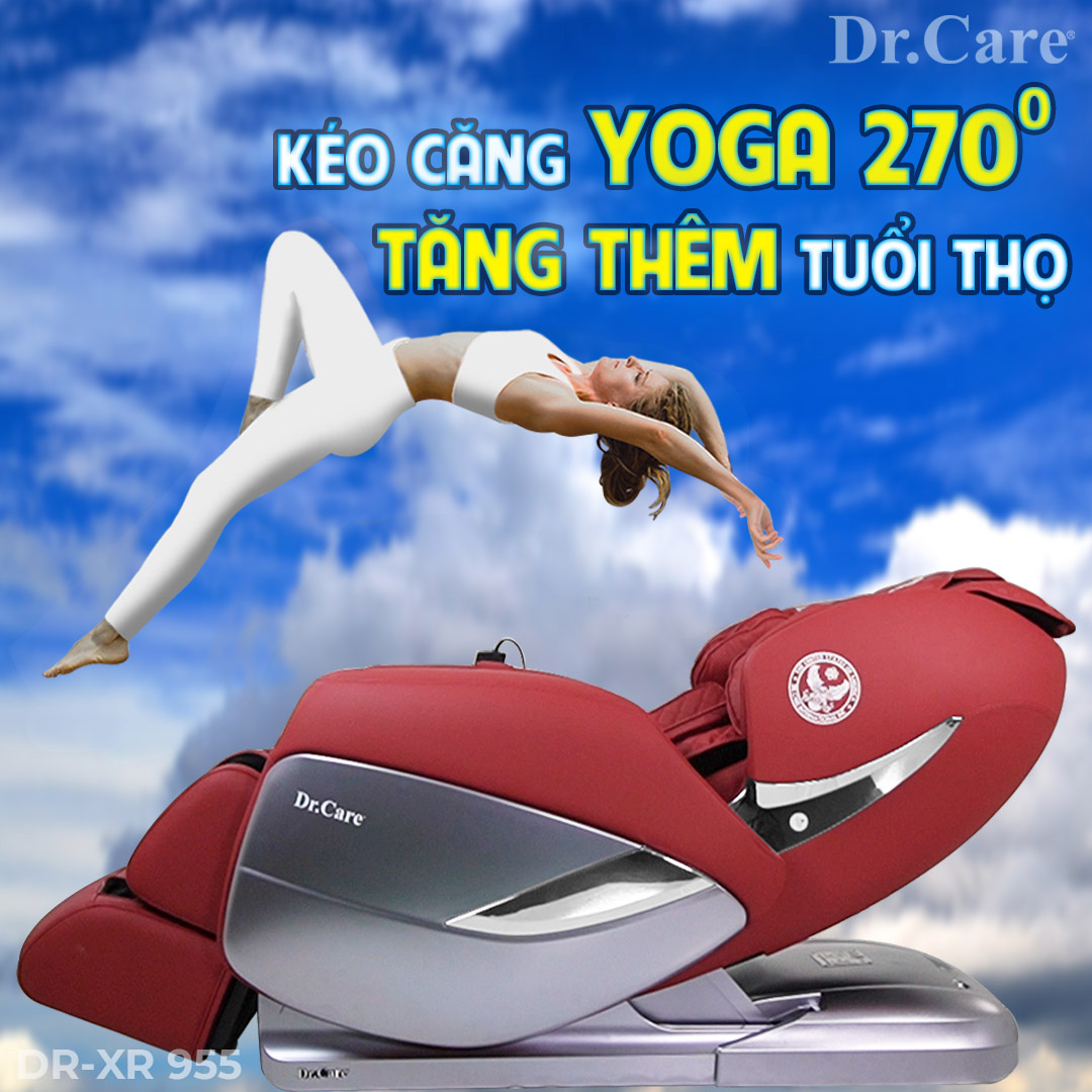 Tính năng kéo căng yoga của Ghế Massage Dr.Care XREAL 955