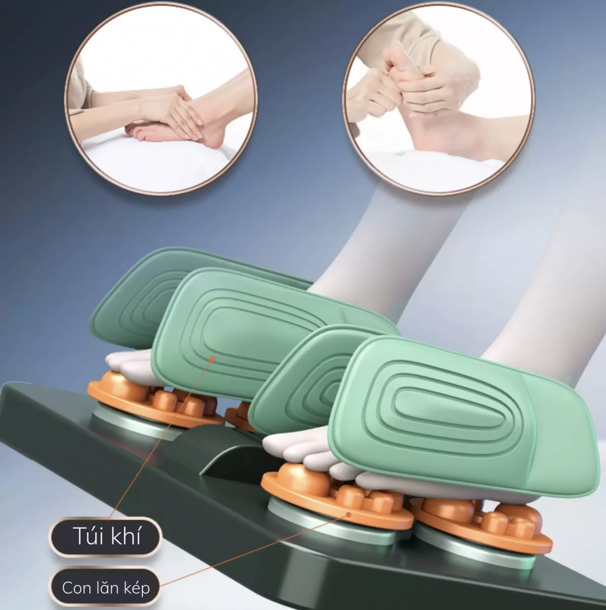 Tính năng massage chân chuyên sâu của Ghế Massage Maxcare Max4D Plus