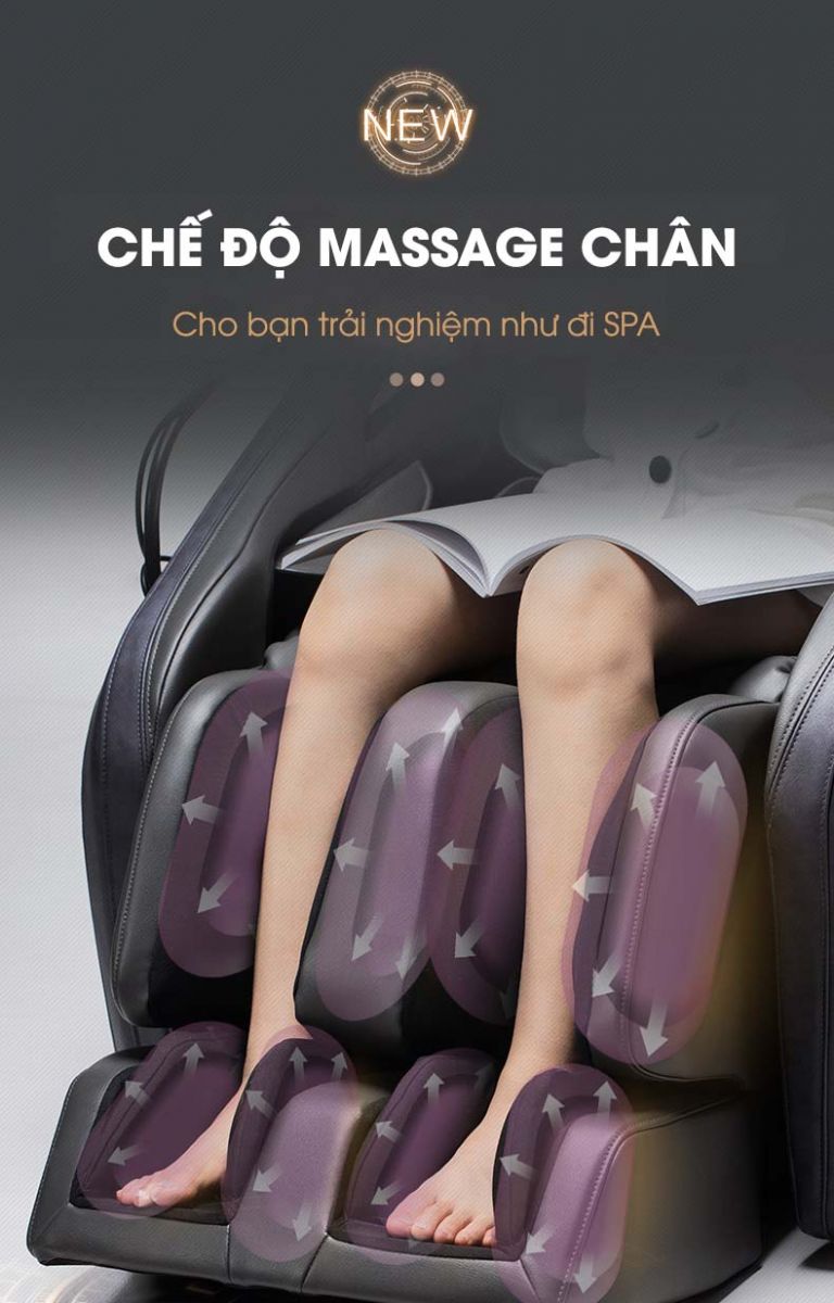 Tính năng massage gan bàn chân của Ghế Massage Panasonic EP-MA32