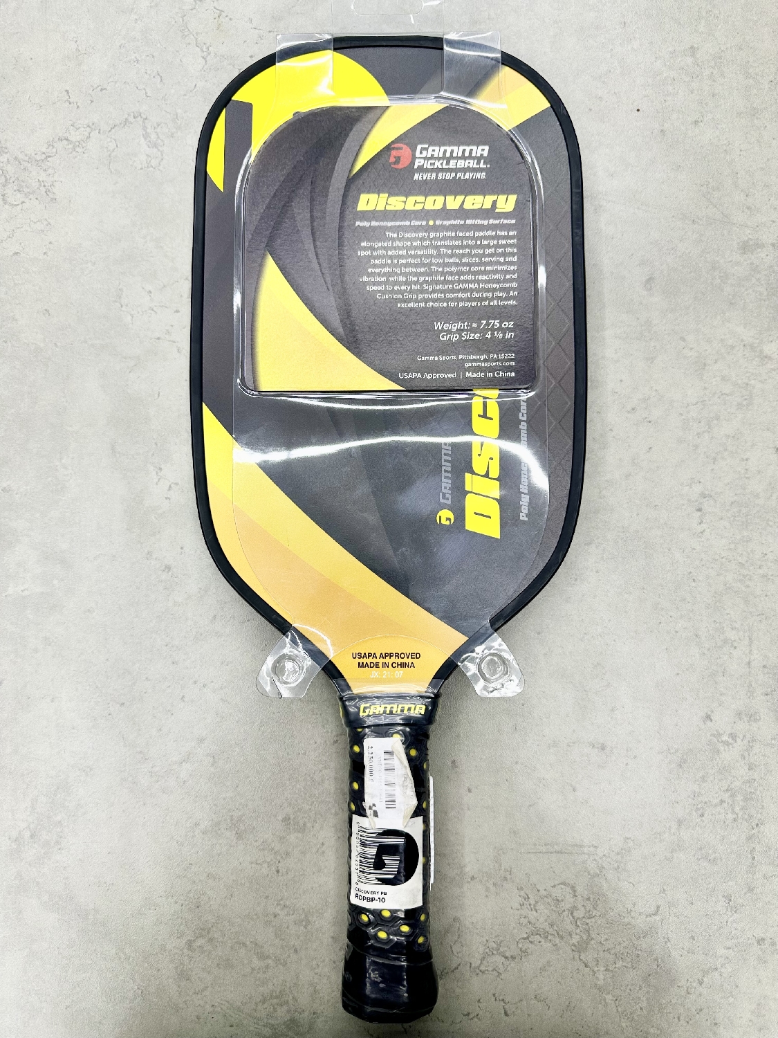 Vợt Pickleball Gamma Discovery Vàng chính hãng