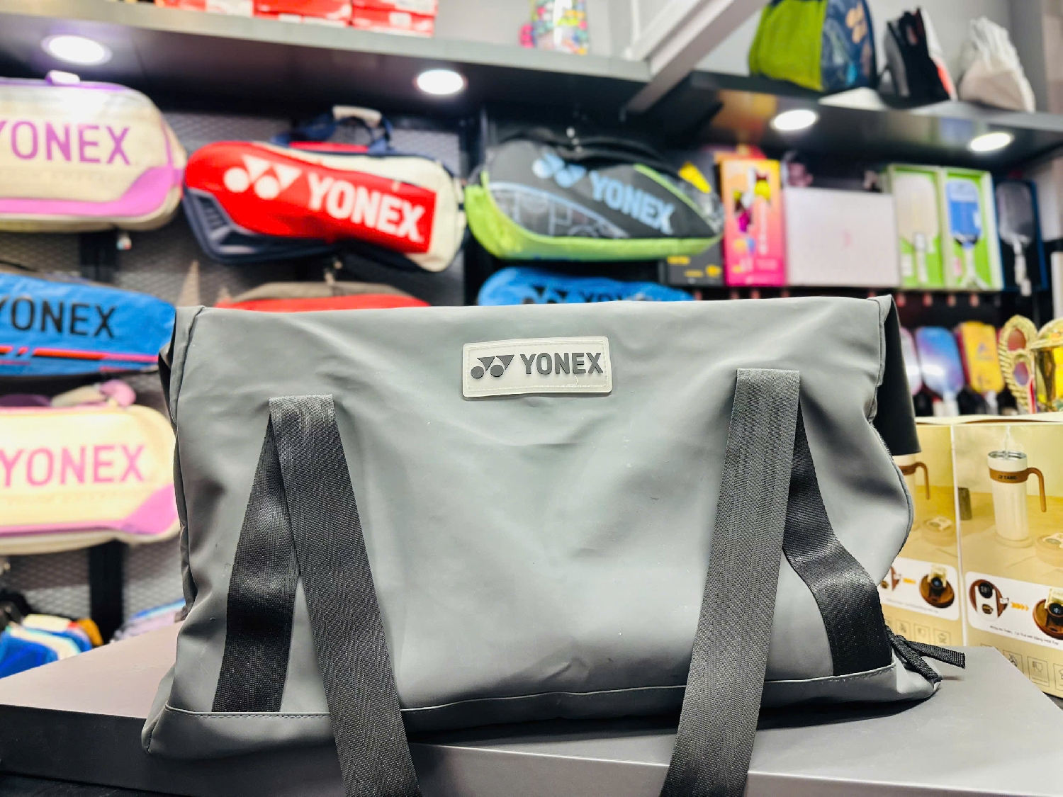 Túi cầu lông Yonex BA253 Xám - Gia công